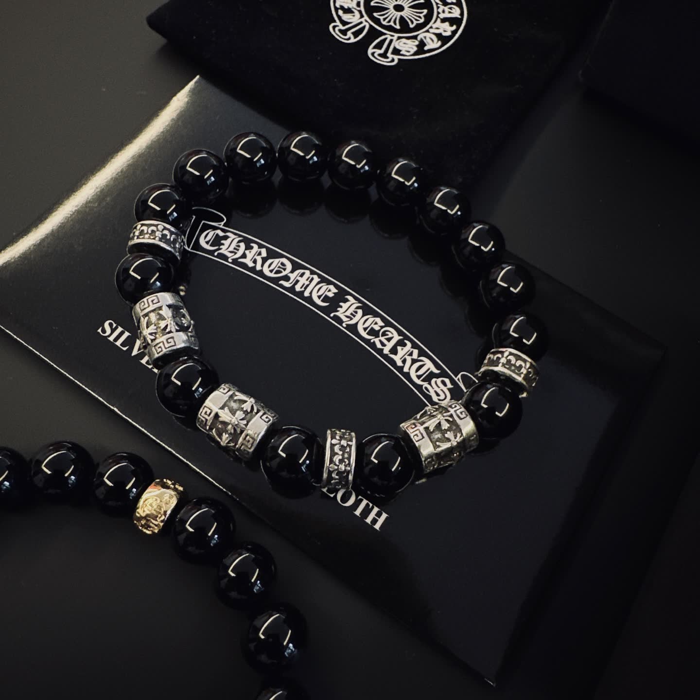 Chrome Hearts Beaded Bracelet Set